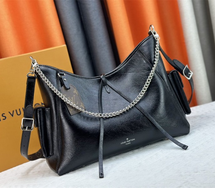 Replica Louis Vuitton CarryAll Cargo Vibe PM In Black - Image 2