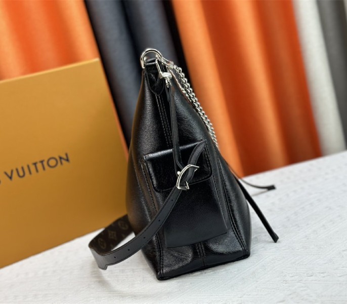 Replica Louis Vuitton CarryAll Cargo Vibe PM In Black - Image 3