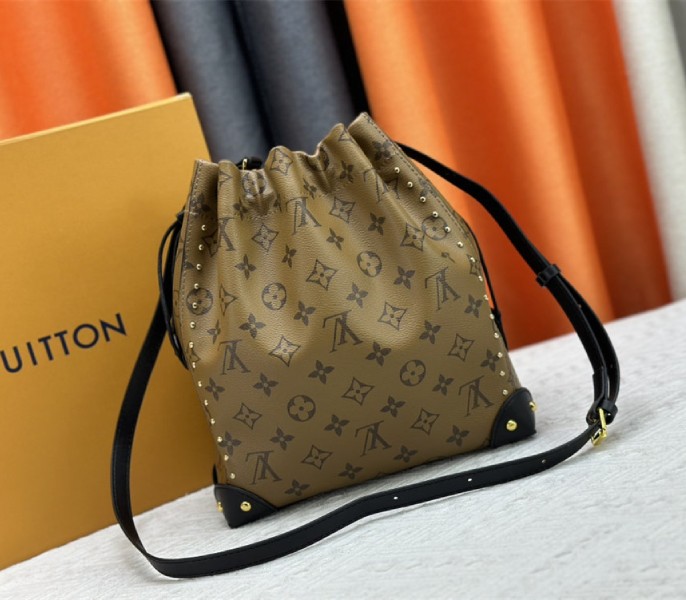 Replica Louis Vuitton Monogram Reverse Canvas Noe Trunk PM - Image 3