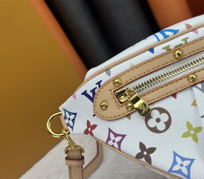 Replica Louis Vuitton X TM Multicolored High Rise In White - Image 8