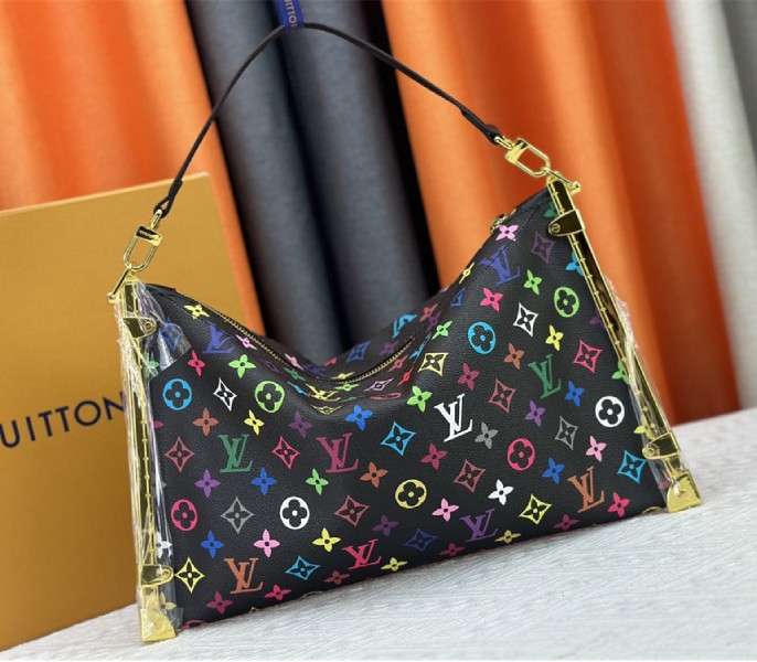 Replica Louis Vuitton X TM Multicolored Lucky Trunk In Black - Image 3