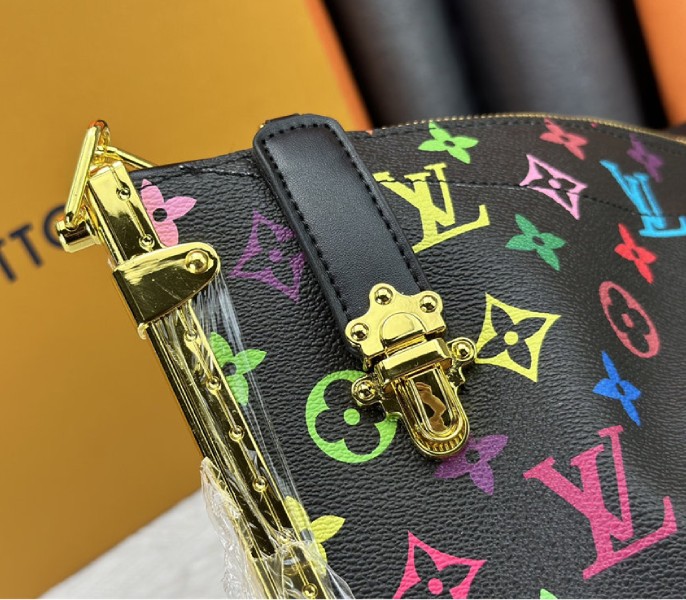 Replica Louis Vuitton X TM Multicolored Lucky Trunk In Black - Image 6