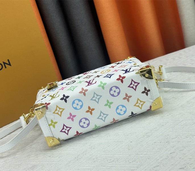 Replica Louis Vuitton X TM Multicolored Side Trunk MM In White - Image 5