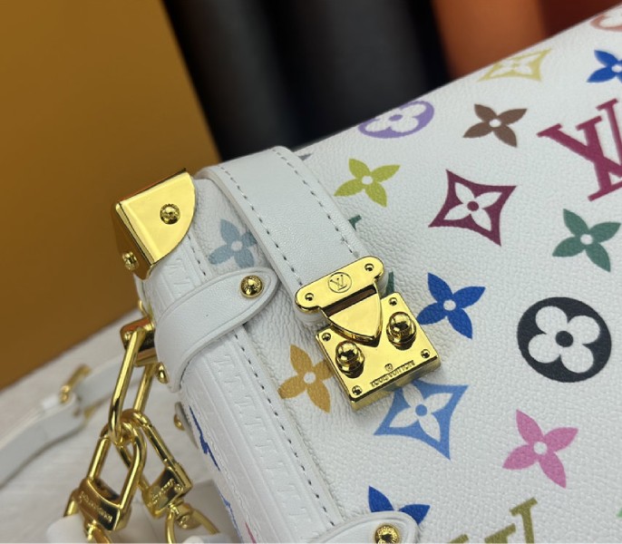Replica Louis Vuitton X TM Multicolored Side Trunk MM In White - Image 7