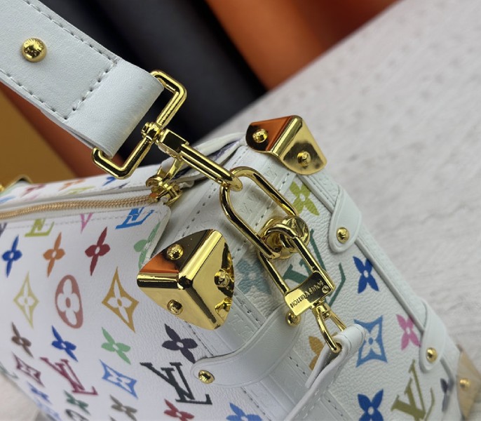 Replica Louis Vuitton X TM Multicolored Side Trunk MM In White - Image 8