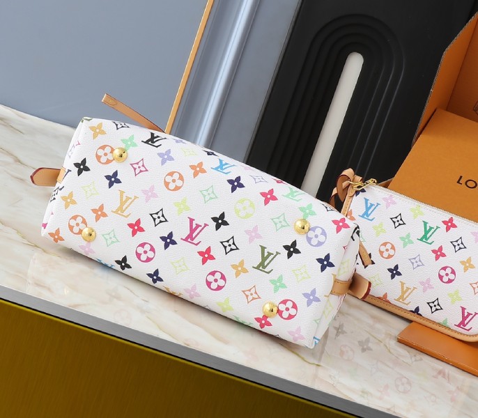 Replica Louis Vuitton X TM Multicolored CarryAll PM In White - Image 4