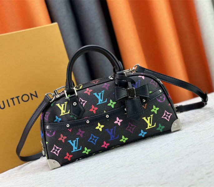Replica Louis Vuitton X TM Multicolored East West In Black