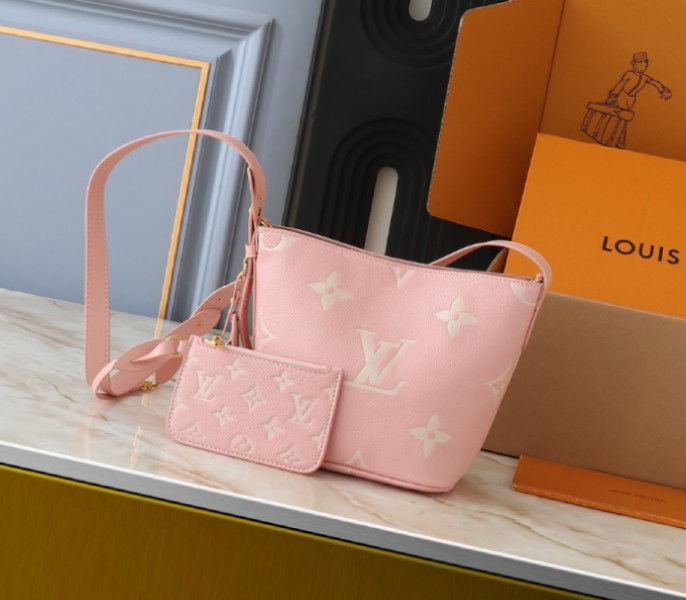 Replica Louis Vuitton Monogram Empreinte All In BB In Pink