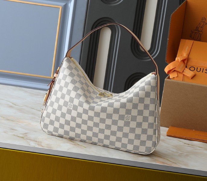 Replica Louis Vuitton Damier Azur Slouchy PM