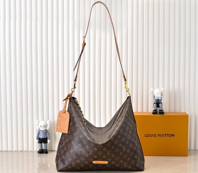 Replica Louis Vuitton Monogram Canvas Vagabond Hobo