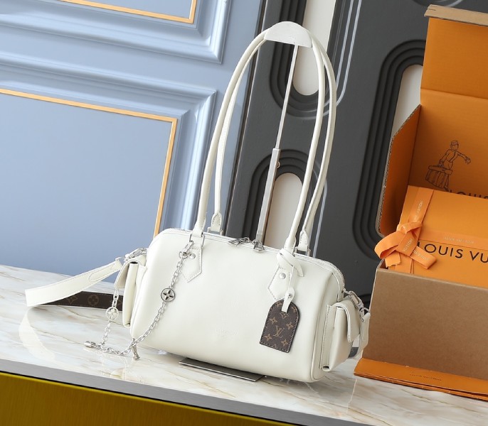 Replica Louis Vuitton Vibe Speedy Cargo In Optic White