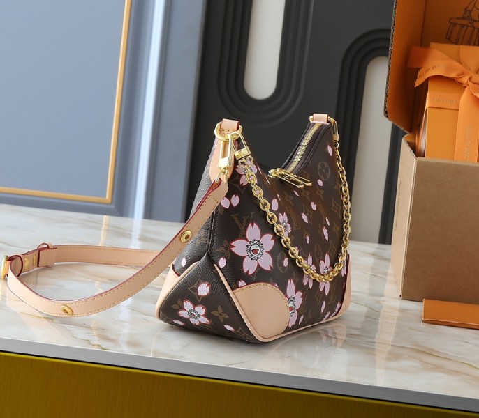 Replica Louis Vuitton X TM Monogram Canvas Boulogne PM With Sakura - Image 3