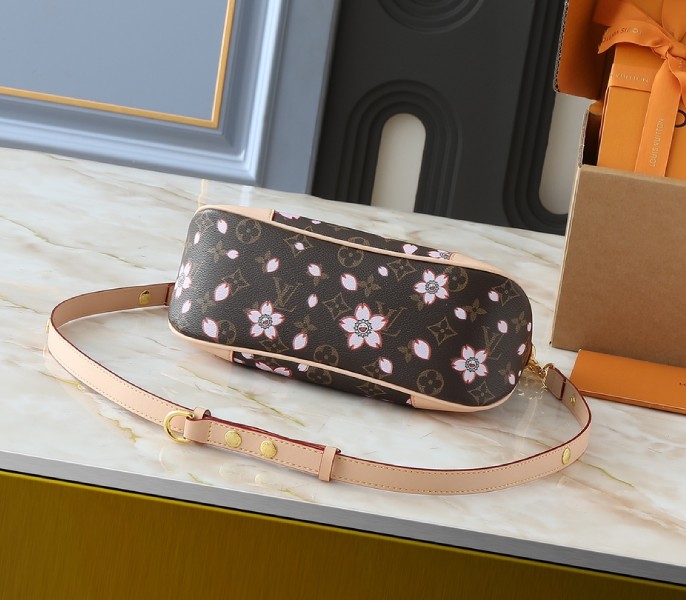 Replica Louis Vuitton X TM Monogram Canvas Boulogne PM With Sakura - Image 4