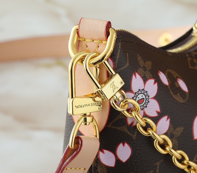 Replica Louis Vuitton X TM Monogram Canvas Boulogne PM With Sakura - Image 8