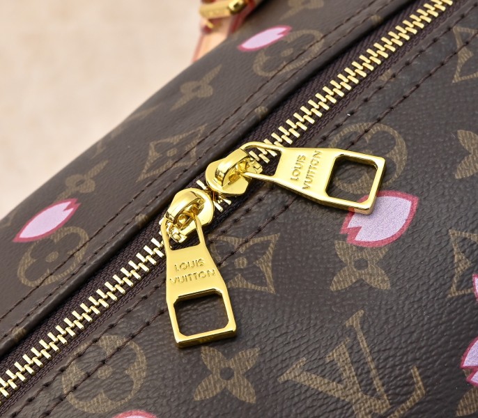 Replica Louis Vuitton X TM Monogram Canvas Keepall 45 With Sakura - Image 7