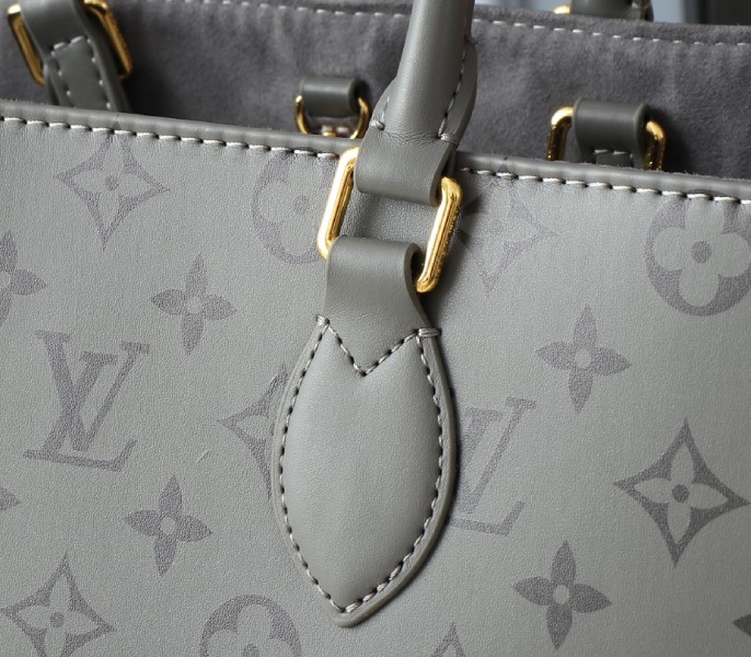 Replica Louis Vuitton Monogram Ink OnTheGo MM In Trianon Gray - Image 9
