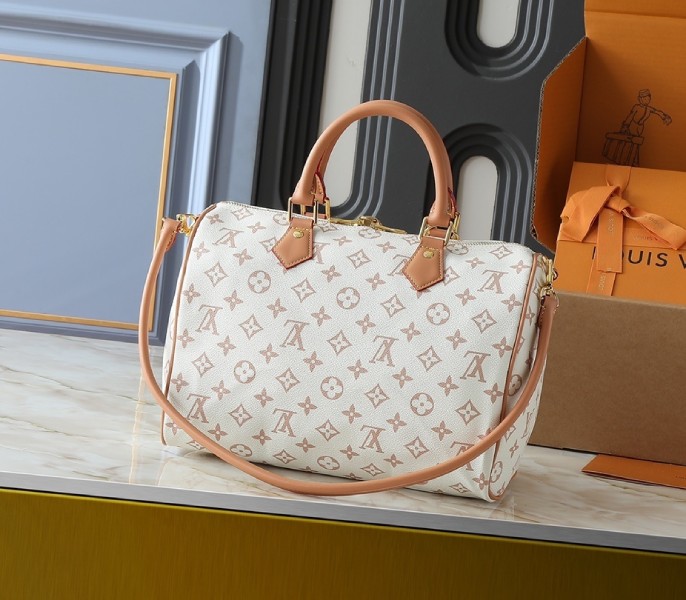 Replica Louis Vuitton Monogram Dune Canvas Speedy Soft 30 Lucky - Image 3