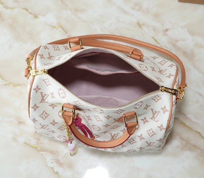 Replica Louis Vuitton Monogram Dune Canvas Speedy Soft 30 Lucky - Image 5