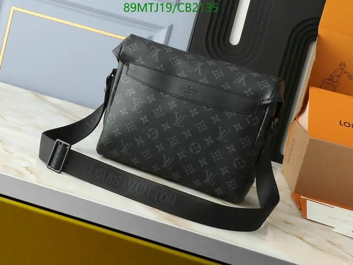Replica Louis Vuitton Monogram Eclipse Messenger Voyager PM - Image 3