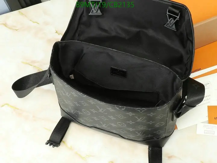 Replica Louis Vuitton Monogram Eclipse Messenger Voyager PM - Image 5