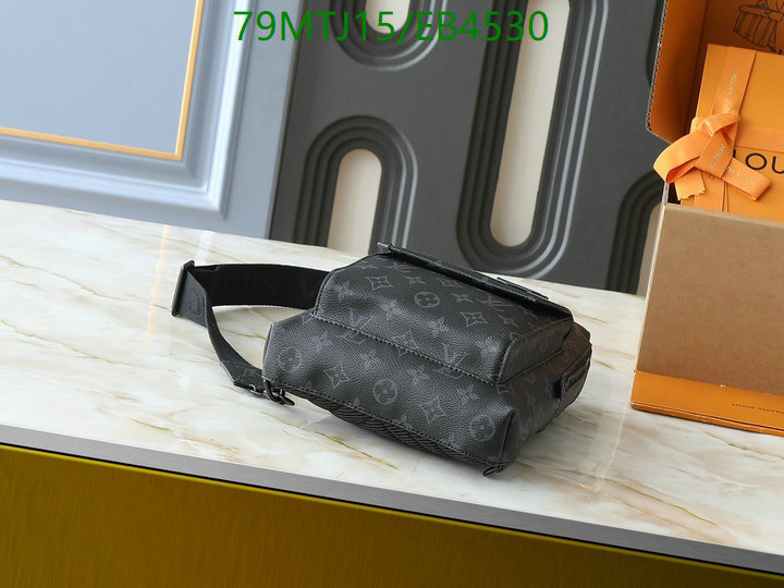 Replica Louis Vuitton Monogram Eclipse Pilot Slingbag - Image 4