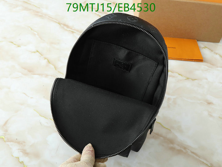 Replica Louis Vuitton Monogram Eclipse Pilot Slingbag - Image 5