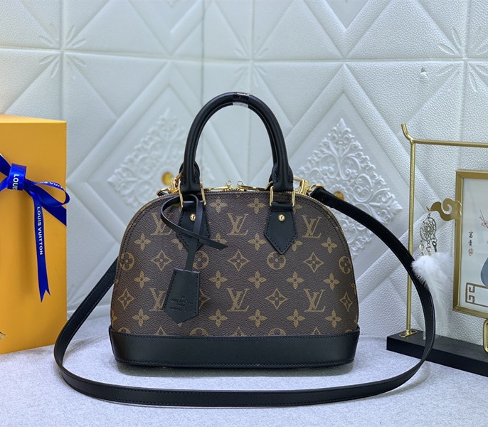Replica Louis Vuitton Monogram Macassar Alma BB