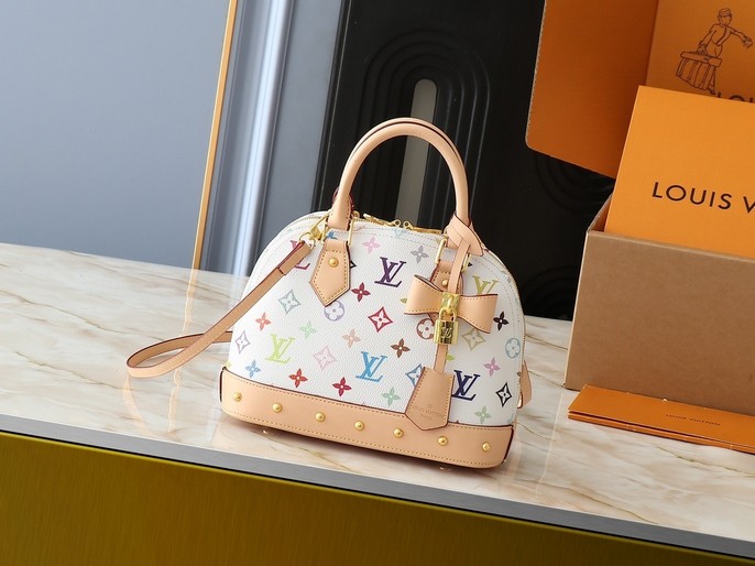 Replica Louis Vuitton X TM Alma BB In White