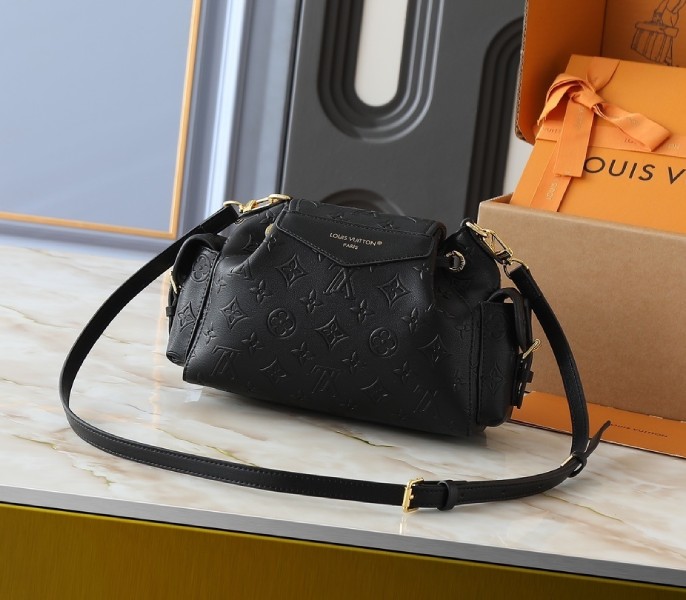 Replica Louis Vuitton Fashion Leather Odyssee PM In Black M25554 - Image 2