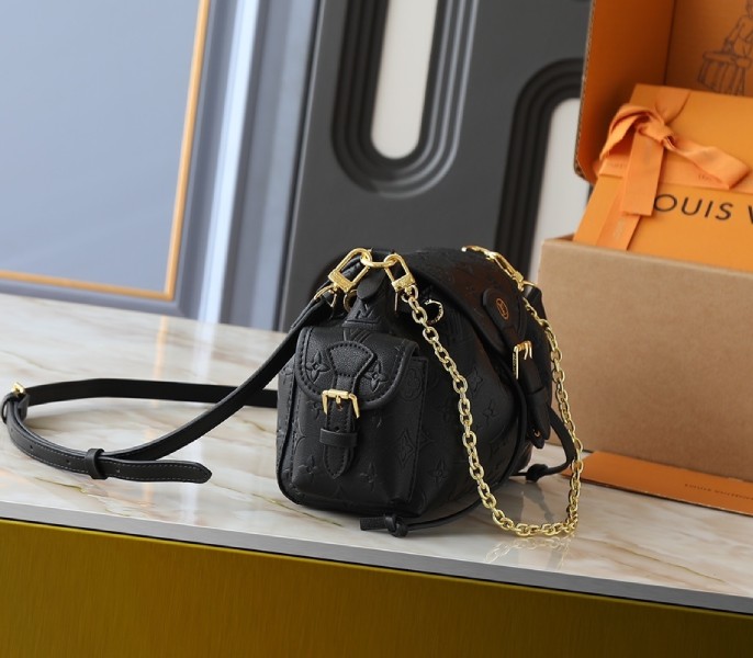 Replica Louis Vuitton Fashion Leather Odyssee PM In Black M25554 - Image 3