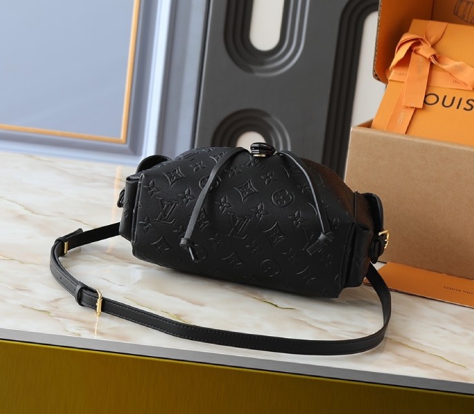 Replica Louis Vuitton Fashion Leather Odyssee PM In Black M25554 - Image 4