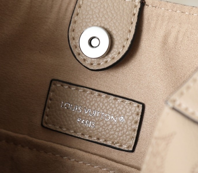 Replica Louis Vuitton Mahina All Around MM In Galet Gray M14617 - Image 6