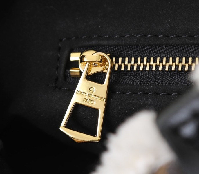 Replica Louis Vuitton Monogram Shearling Canvas CarryAll BB M26568 - Image 7