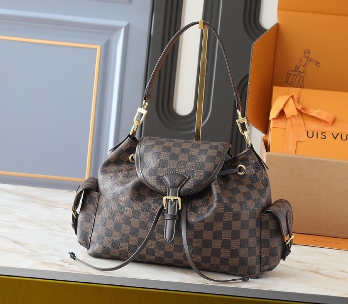 Replica Louis Vuitton LV Damier Ebene Canvas Odyssee MM
