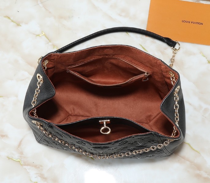 Replica Louis Vuitton Monogram Empreinte Anytime PM In Black M14414 - Image 5