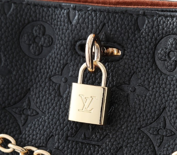 Replica Louis Vuitton Monogram Empreinte Anytime PM In Black M14414 - Image 8