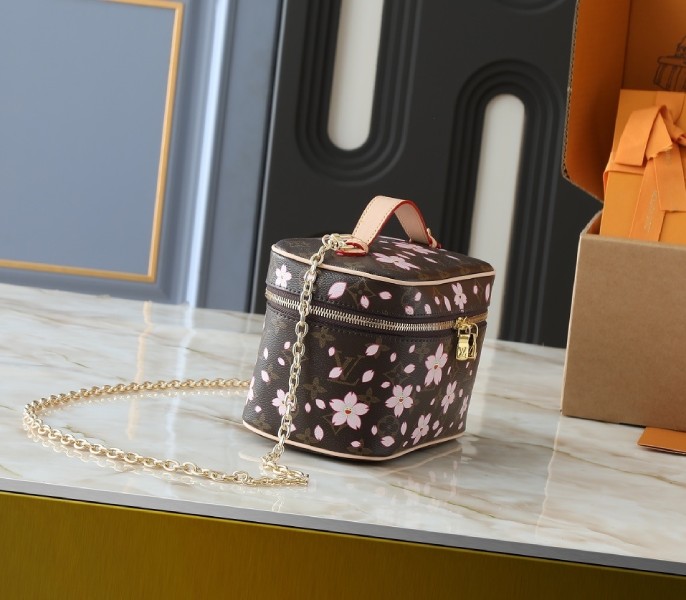 Replica Louis Vuitton LV X TM Monogram Canvas Nice Mini With Sakura - Image 2