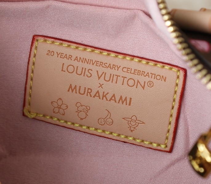 Replica Louis Vuitton LV X TM Monogram Canvas Speedy Bandouliere 25 With Sakura M14174 - Image 6