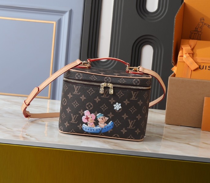 Replica Louis Vuitton Monogram Canvas Nice BB With Vivienne