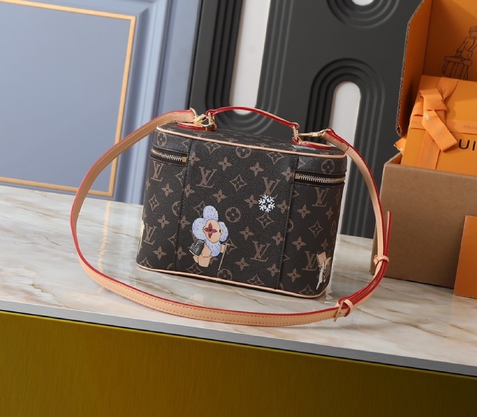 Replica Louis Vuitton Monogram Canvas Nice BB With Vivienne - Image 3