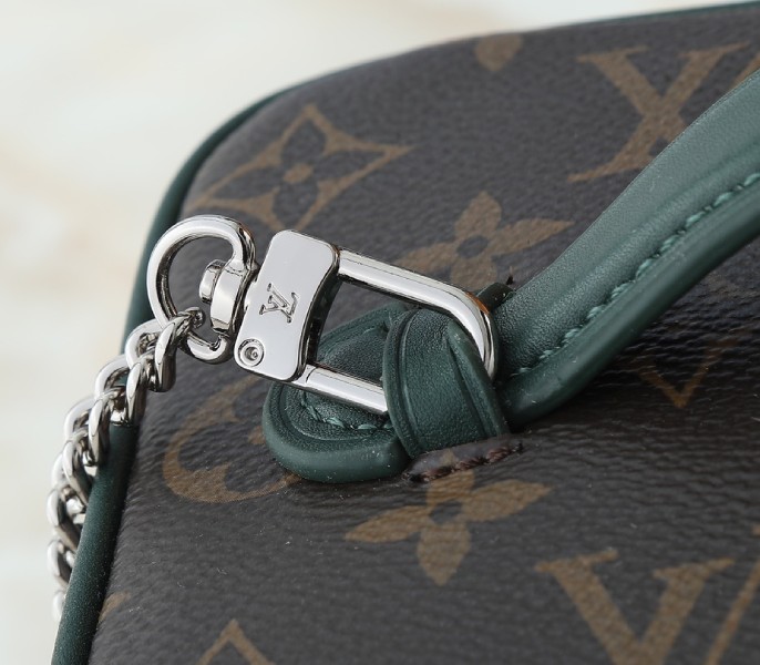 Replica Louis Vuitton LV Monogram Macassar Nice Mini In Borneo Green - Image 7
