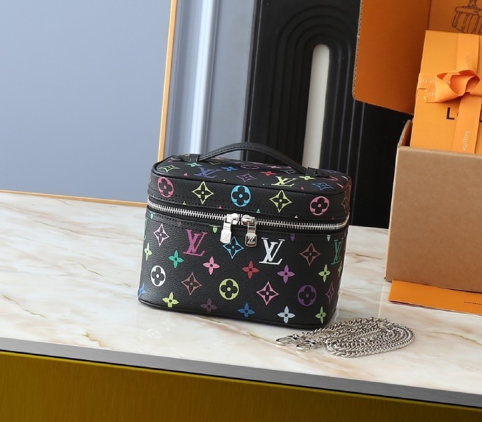 Replica Louis Vuitton LV X TM Nice Mini In Black