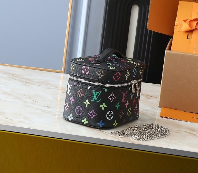 Replica Louis Vuitton LV X TM Nice Mini In Black - Image 2