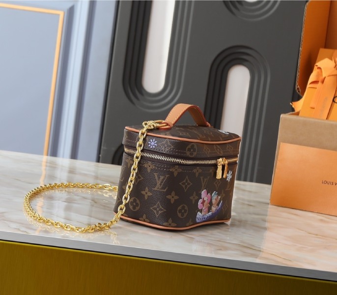 Replica Louis Vuitton Monogram Canvas Nice Mini In Pink With Vivienne M26647 - Image 2