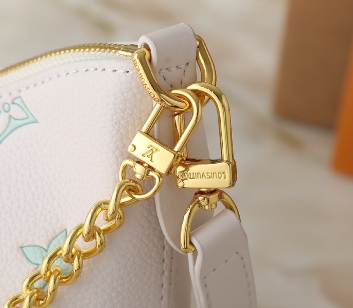 Replica Louis Vuitton Bicolor Monogram Empreinte Boulogne PM In Milky White And Green M27571 - Image 8