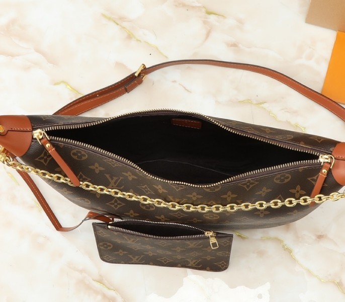 Replica Louis Vuitton Monogram Canvas Loop Hobo Bag M46311 - Image 5