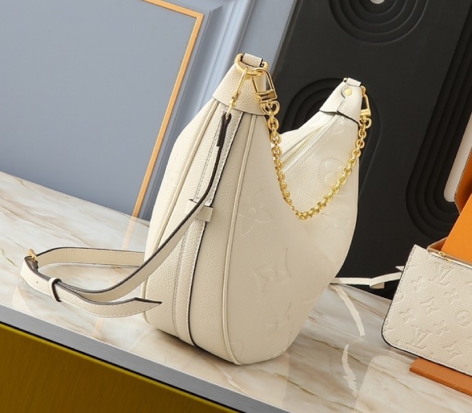 Replica Louis Vuitton Monogram Empreinte Loop Hobo Bag In Cream M46739 - Image 2