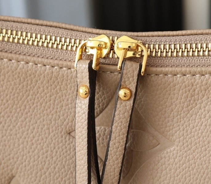 Replica Louis Vuitton Monogram Empreinte Loop Hobo Bag In Galet Gray - Image 7