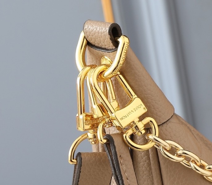 Replica Louis Vuitton Monogram Empreinte Loop Hobo Bag In Galet Gray - Image 9