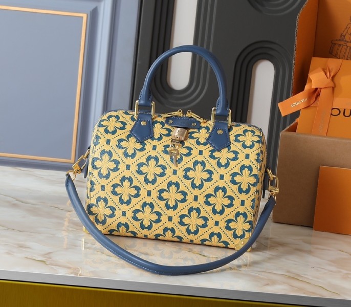 Replica Louis Vuitton Cruise 2026 Millefleurs Speedy Trunk 20